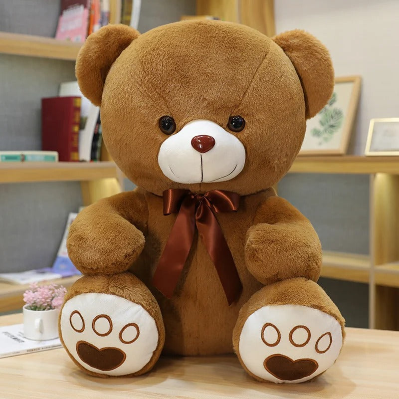 High Quality 35/50/60CM 5 Colors Lovely Bow-Knot Teddy Bear Doll Stuffed Animal Bear Plush Toys Birthday Baby Gift | Dollibery