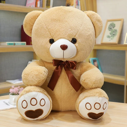 High Quality 35/50/60CM 5 Colors Lovely Bow-Knot Teddy Bear Doll Stuffed Animal Bear Plush Toys Birthday Baby Gift | Dollibery