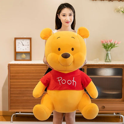 22-60cm Disney Winnie The Pooh Plush Toys Cute Large Stuffed Toys Cartoon Stuffed Anime Plushie Big Bear Doll Gifts | Dollibery
