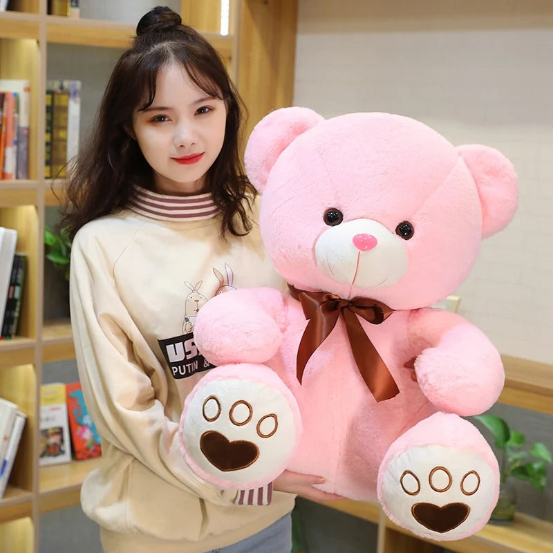 High Quality 35/50/60CM 5 Colors Lovely Bow-Knot Teddy Bear Doll Stuffed Animal Bear Plush Toys Birthday Baby Gift | Dollibery
