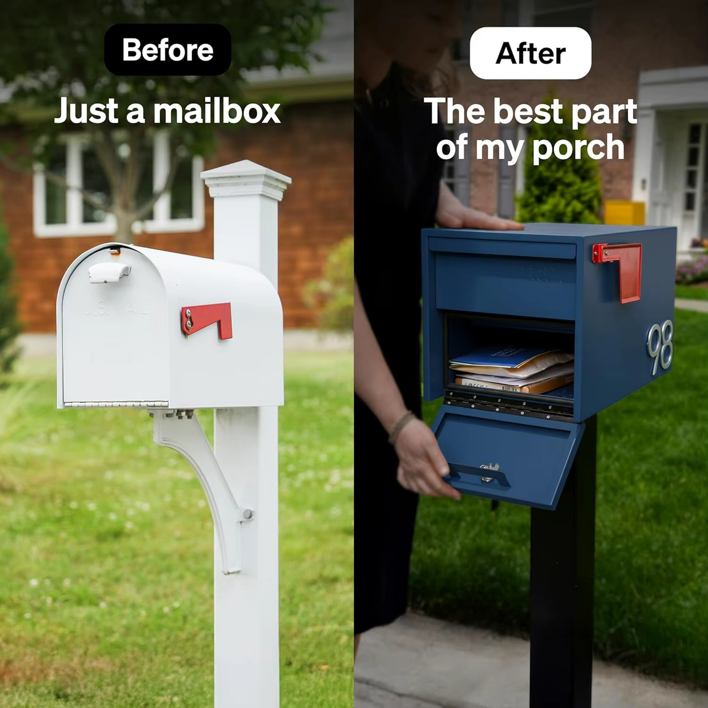 Large Secure Mailbox | Locking, Waterproof & Anti-Theft Design