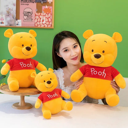 22-60cm Disney Winnie The Pooh Plush Toys Cute Large Stuffed Toys Cartoon Stuffed Anime Plushie Big Bear Doll Gifts | Dollibery