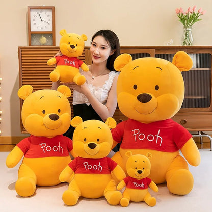 22-60cm Disney Winnie The Pooh Plush Toys Cute Large Stuffed Toys Cartoon Stuffed Anime Plushie Big Bear Doll Gifts | Dollibery
